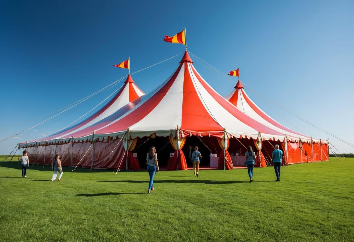 Hvad koster det at leje et cirkustelt