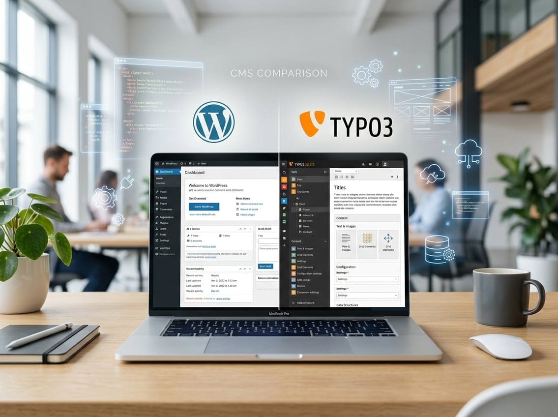 Hvad er forskellen på WordPress og TYPO3