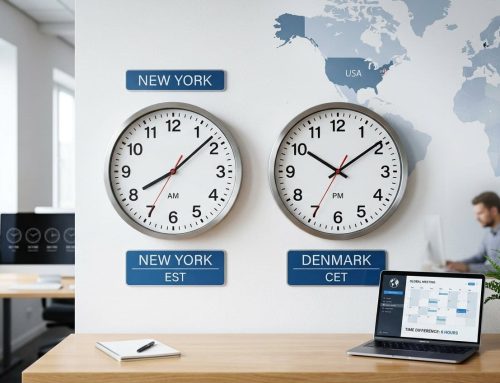 Hvad er klokken i New York i forhold til Danmark?